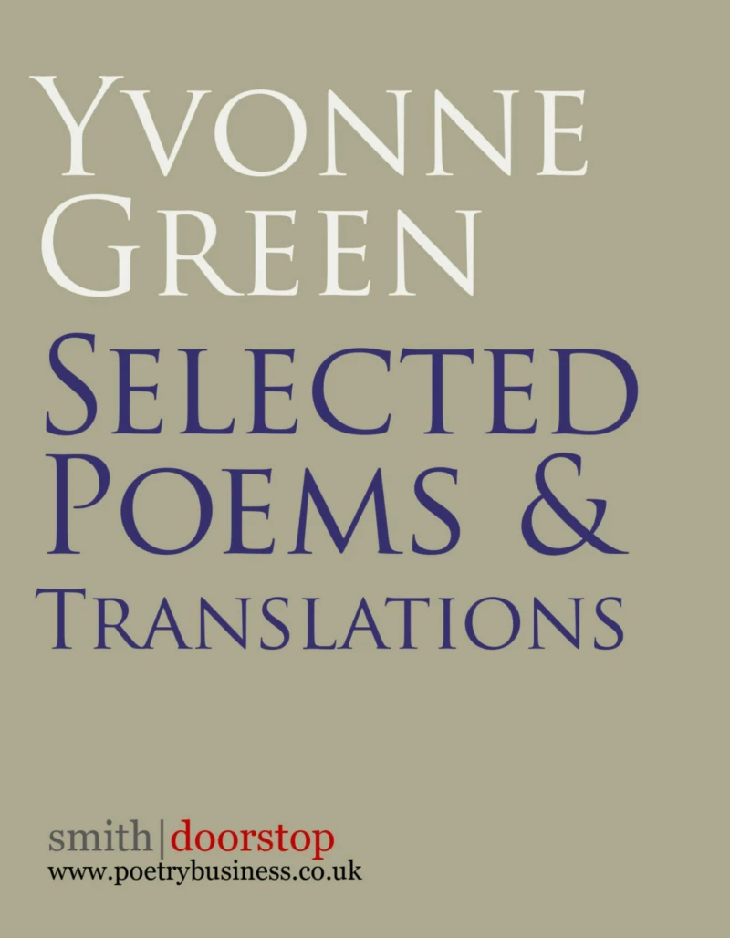 Portada: Yvonne Green: Selected Poems and Translations