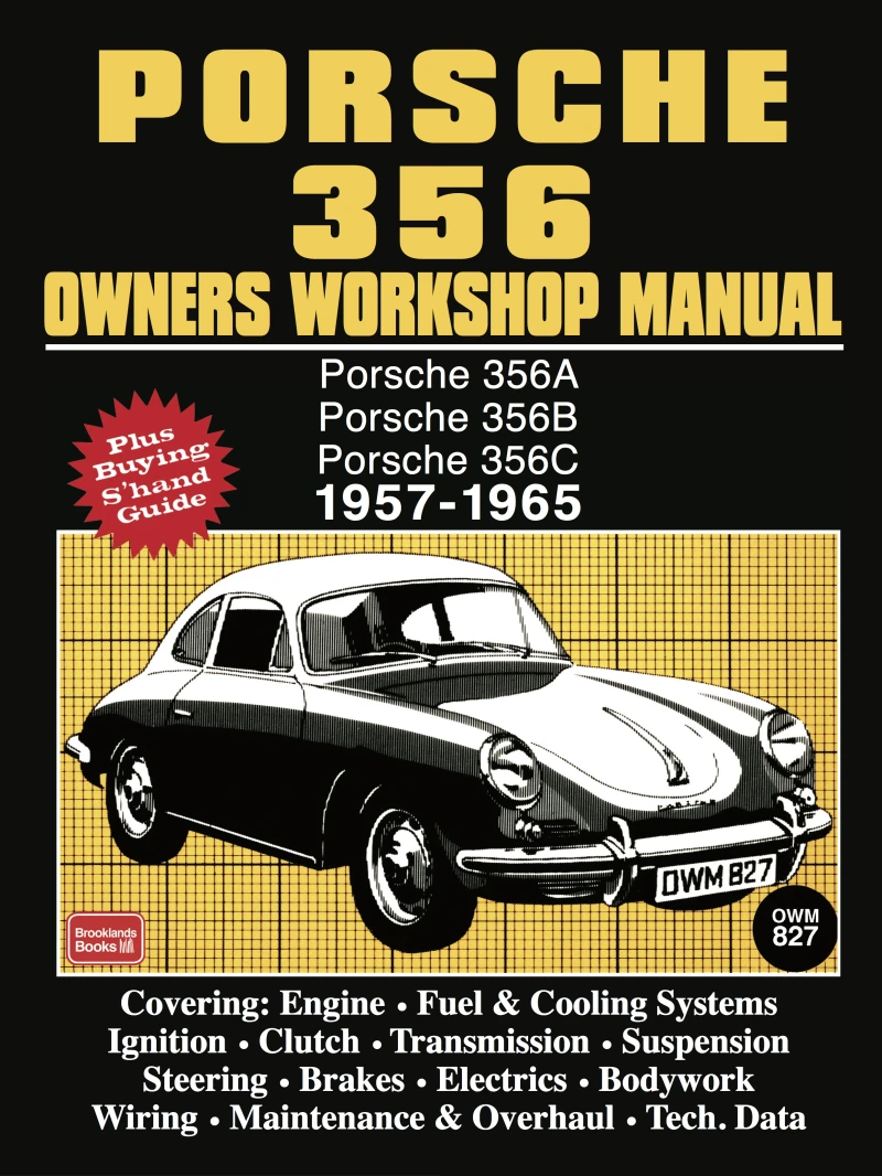 Portada: Porsche 356 Owners Workshop Manual 1957-1965