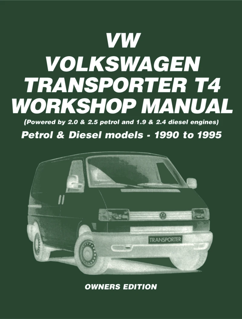 Portada: Volkswagen Transporters T4 Workshop Manual