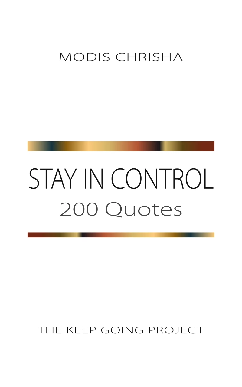 Portada: Stay in Control