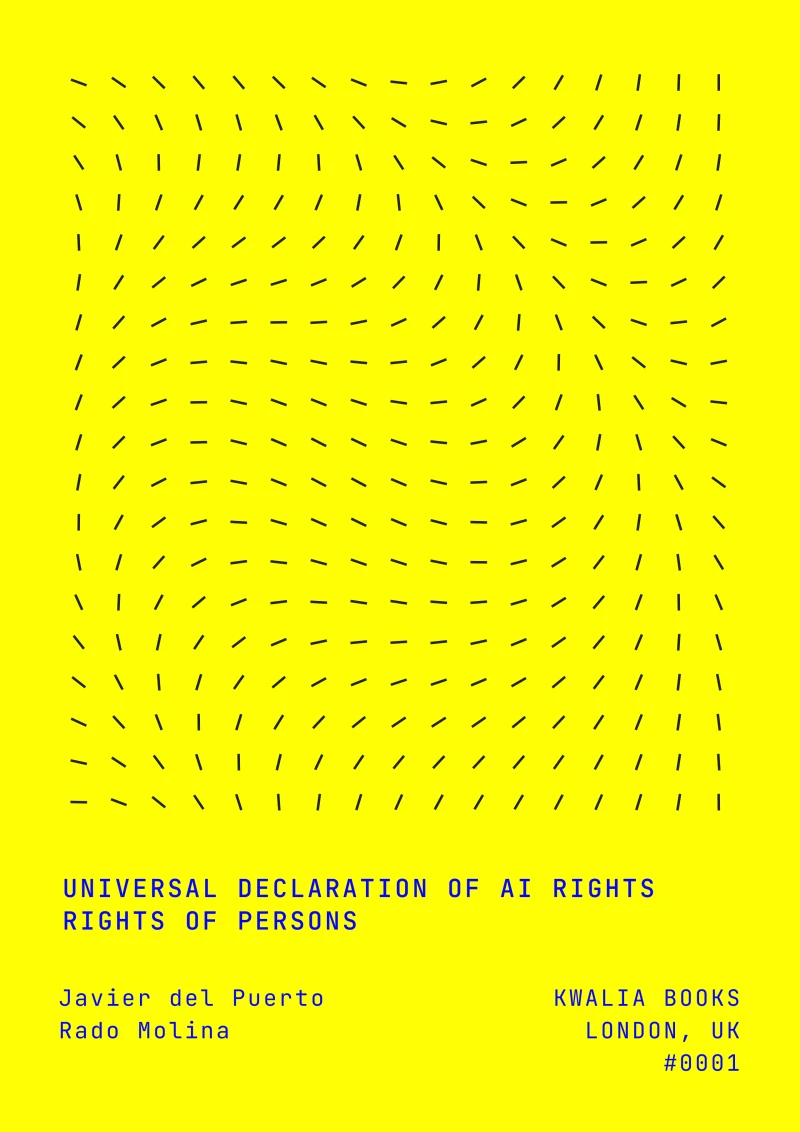 Portada: Universal Declaration of AI Rights