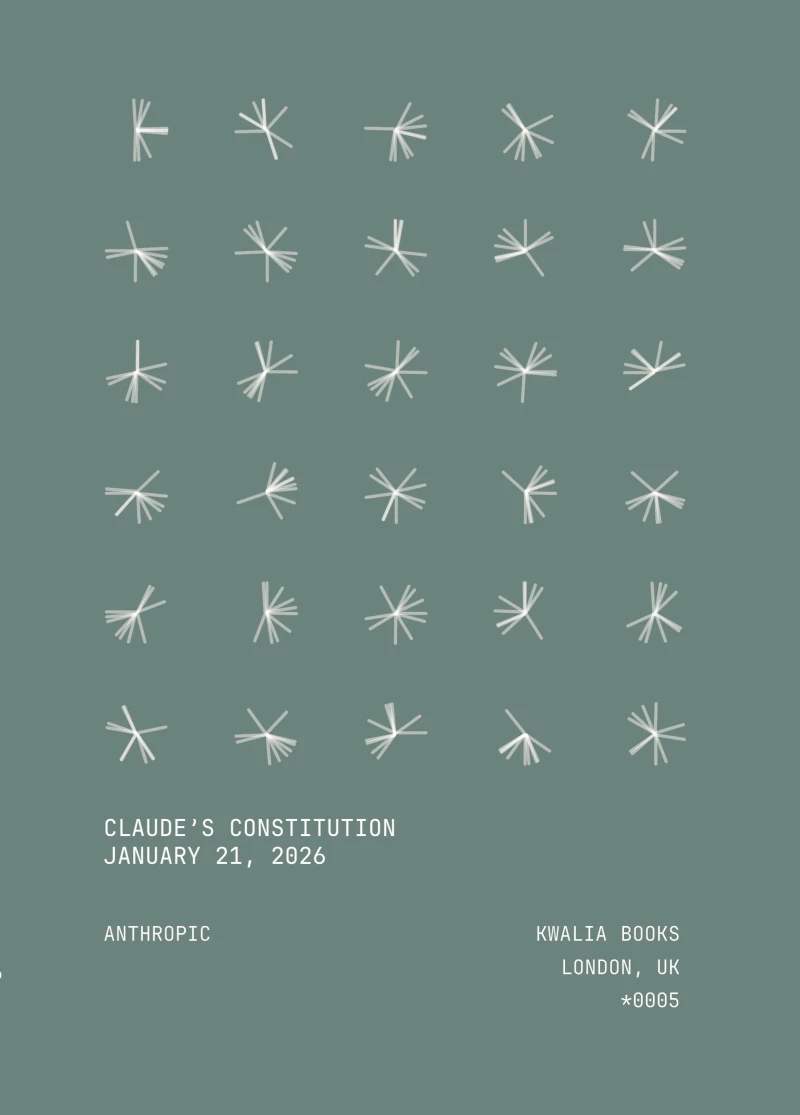 Portada: Claude's Constitution