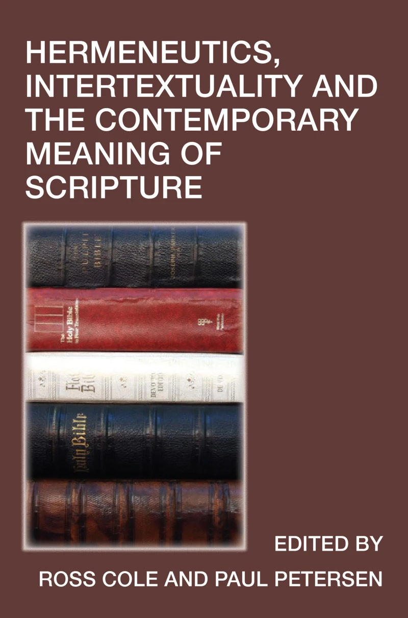 Portada: Hermeneutics, Intertextuality and the Contemporary Meaning of Scripture