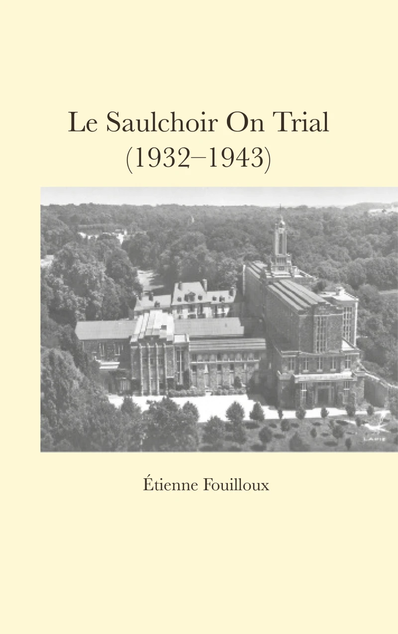 Portada: Le Saulchoir On Trial (1932-1943)