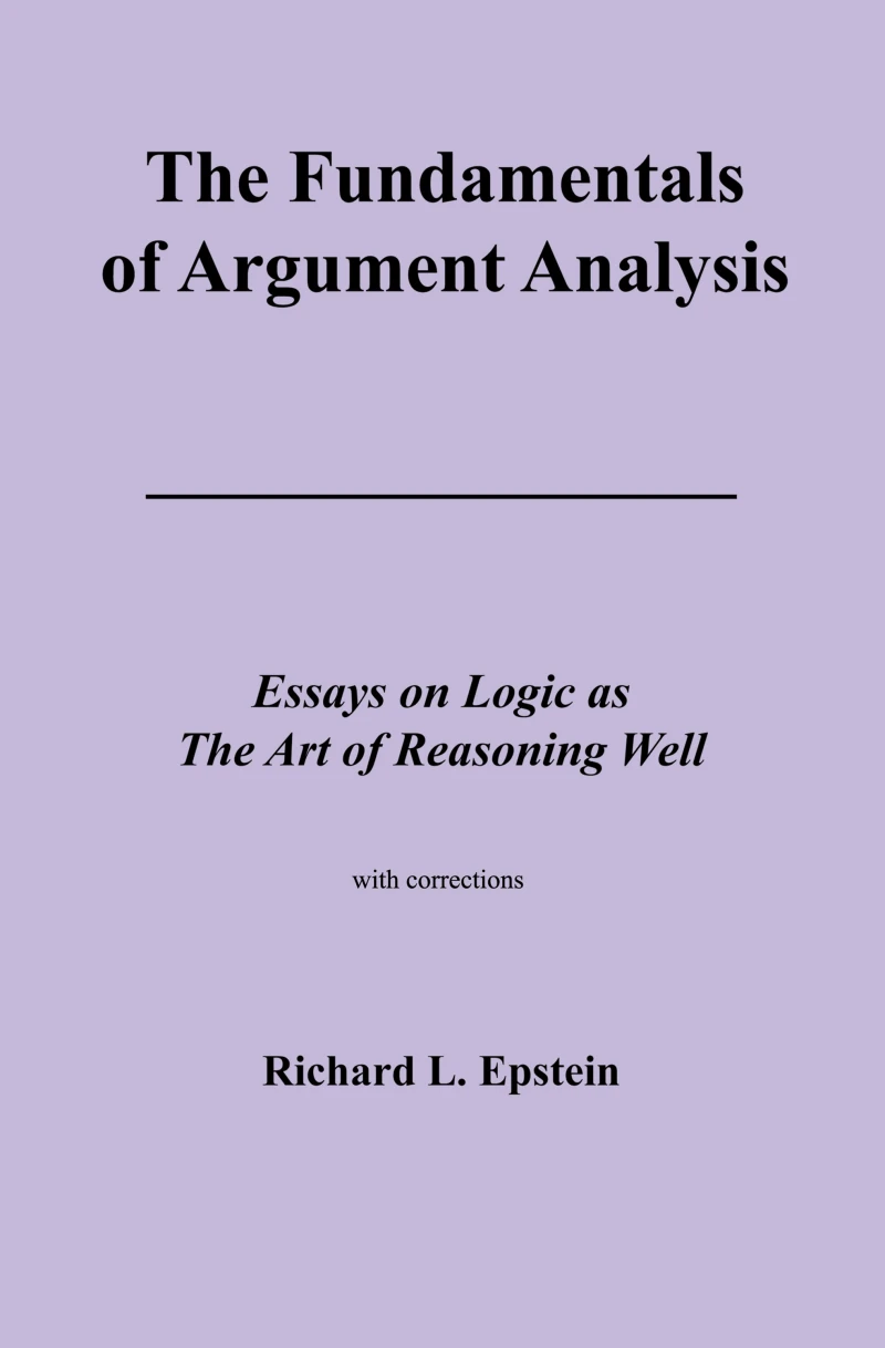 Portada: The Fundamentals of Argument Analysis