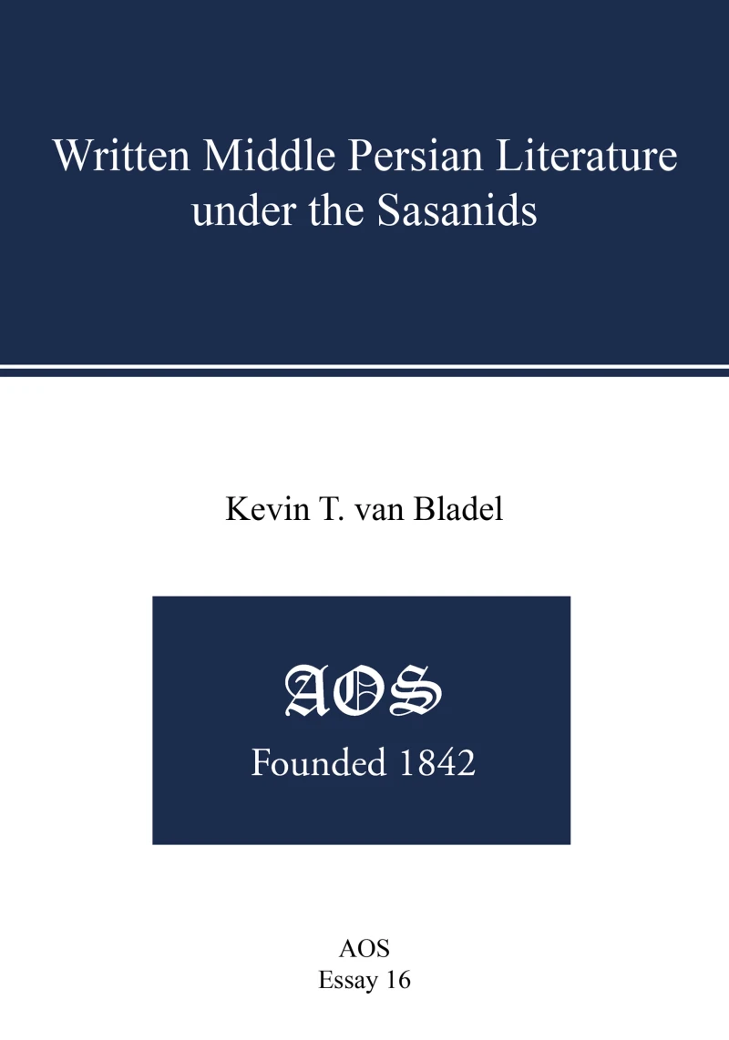 Portada: Written Middle Persian Literature under the Sasanids