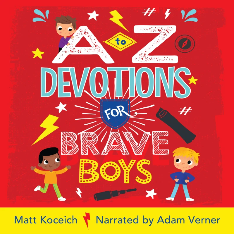 Portada: A to Z Devotions for Brave Boys (ReadAloud)