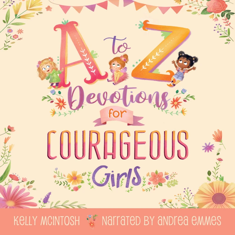 Portada: A to Z Devotions for Courageous Girls (ReadAloud)