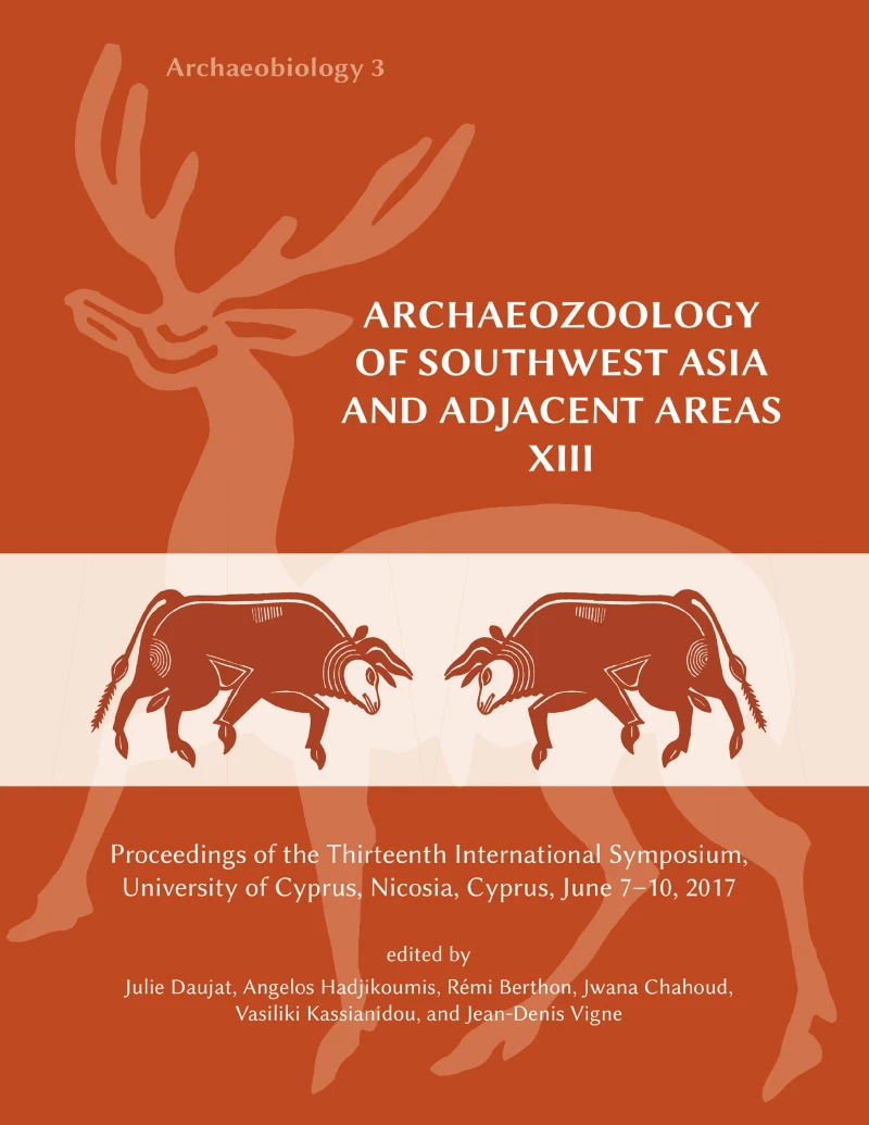 Portada: Archaeozoology of Southwest Asia and Adjacent Areas XIII