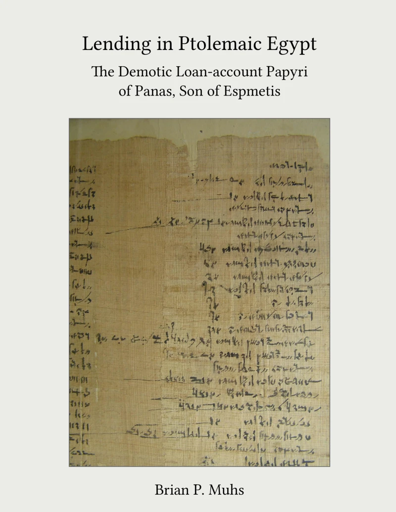 Portada: Lending in Ptolemaic Egypt