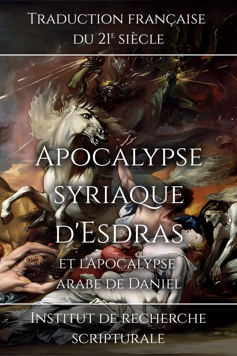 Portada: Apocalypse syriaque d'Esdras et l'Apocalypse arabe de Daniel