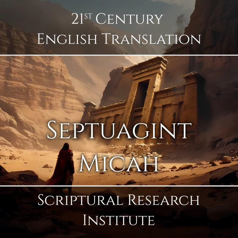 Portada: Septuagint - Micah