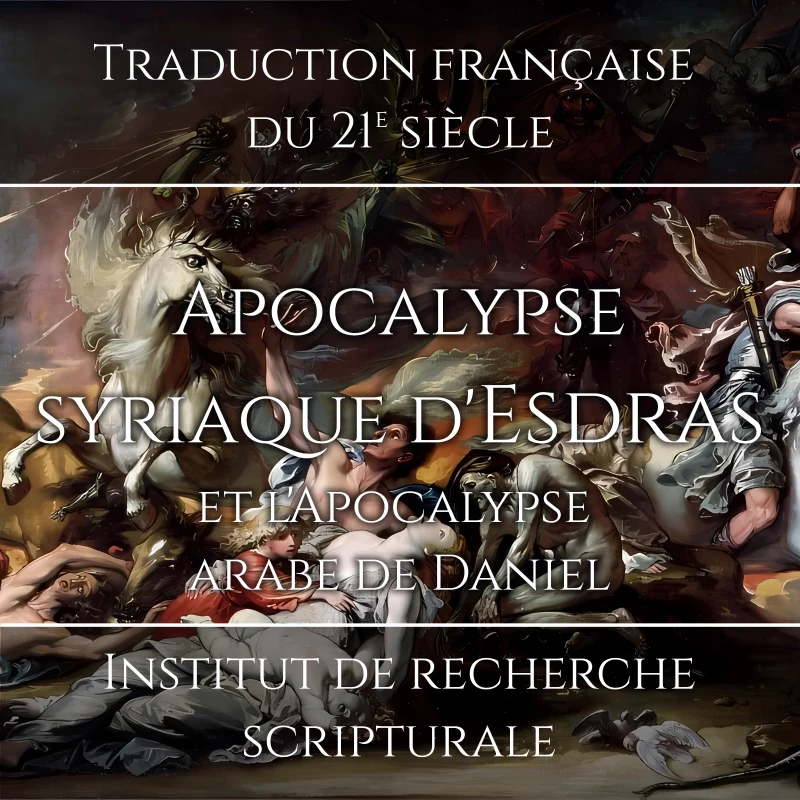 Portada: Apocalypse syriaque d’Esdras et l’Apocalypse arabe de Daniel
