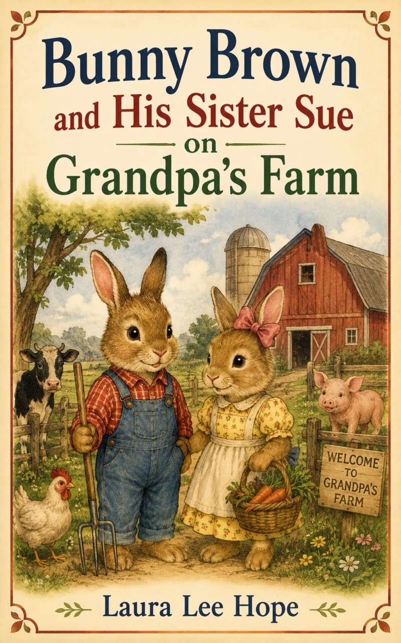Portada: Bunny Brown and His Sister Sue on Grandpa's Farm