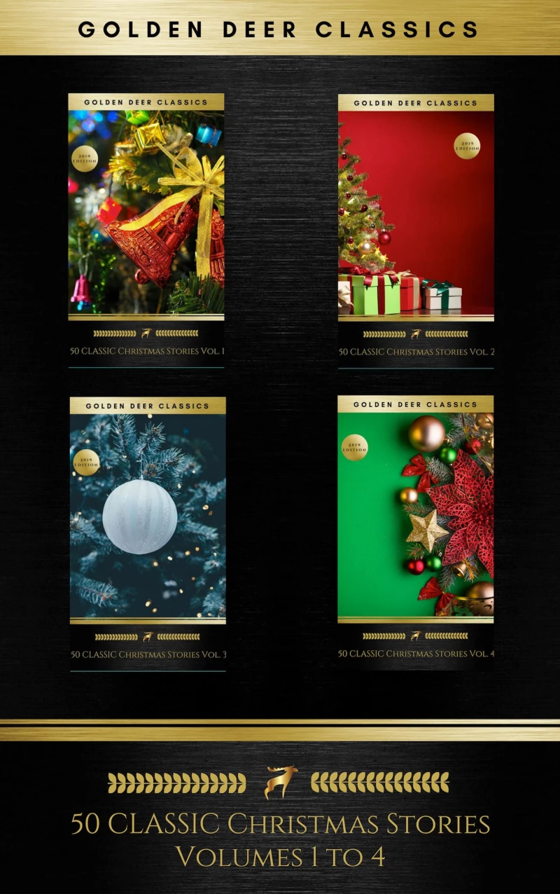 Portada: 50 Classic Christmas Stories Maxipack: 100+ Authors, 200 Novels, Novellas, Stories, Poems & Carols (Golden Deer Classics)