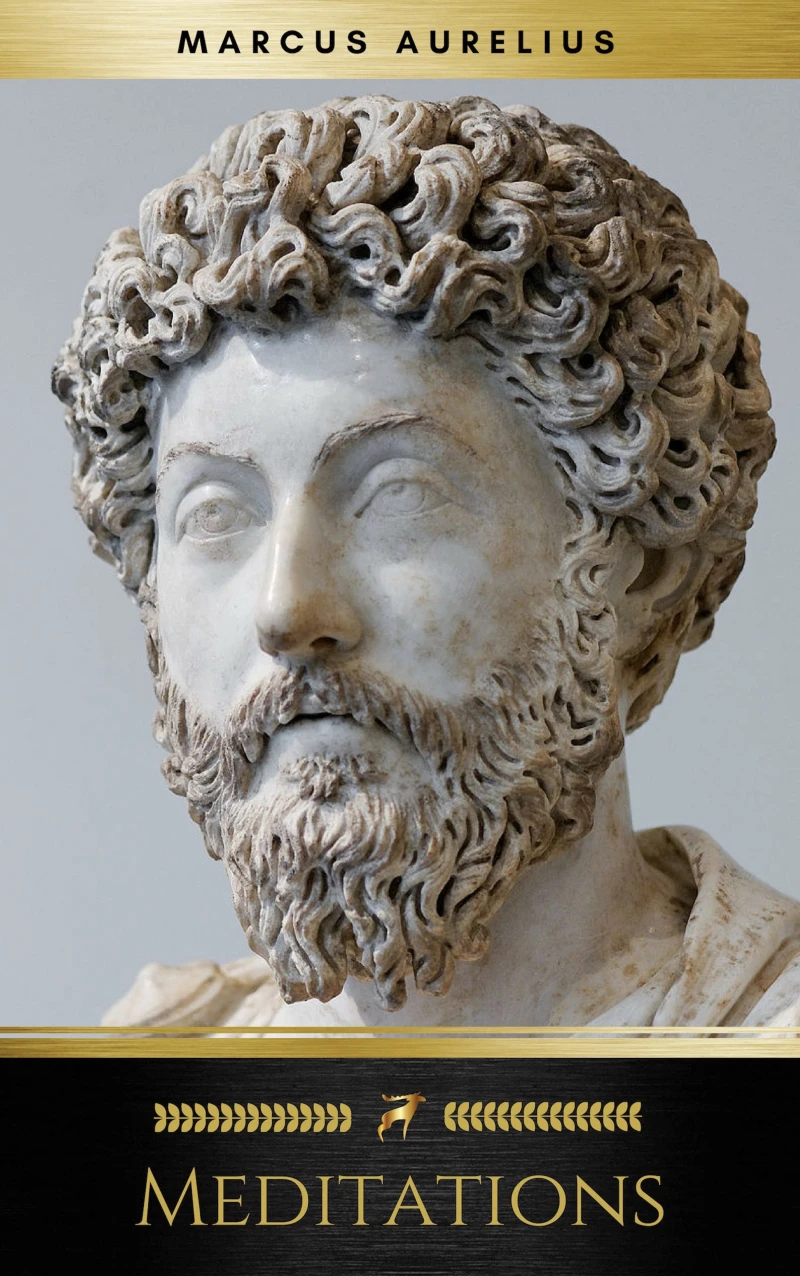 Portada: Meditations - Enhanced Edition (Illustrated. Newly revised text. Includes Image Gallery + Audio) (Stoics In Their Own Words Book 2)