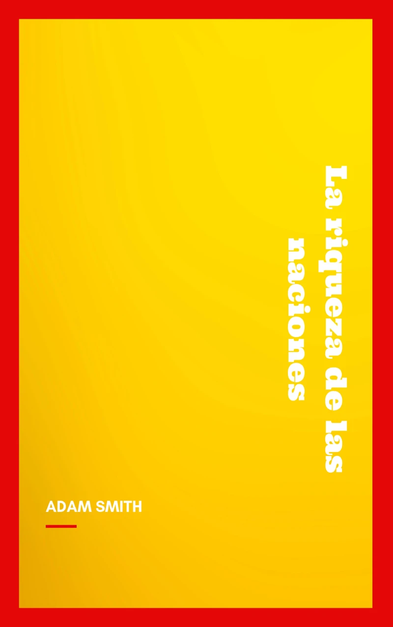 Portada: La riqueza de las naciones