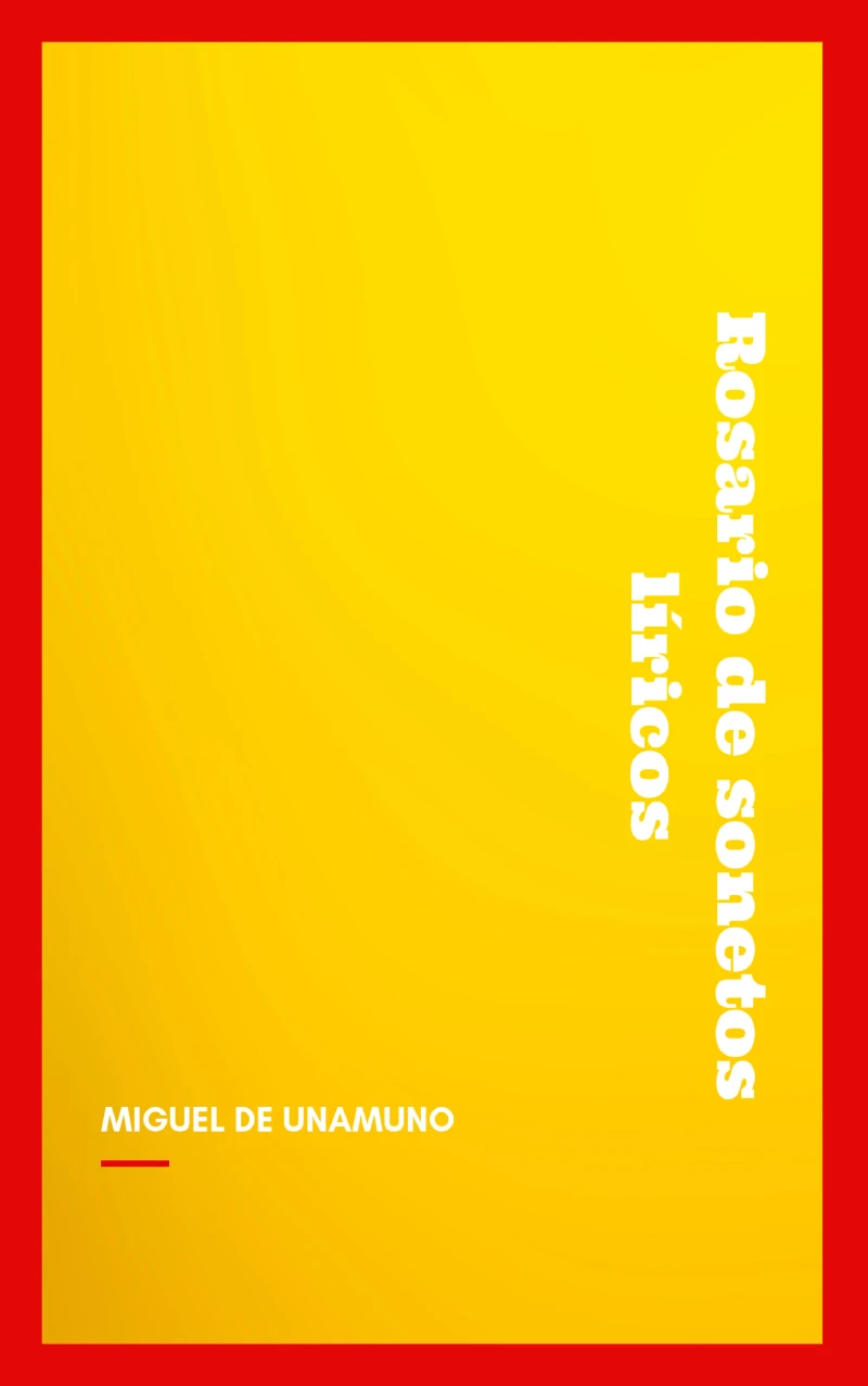 Portada: Rosario de sonetos líricos