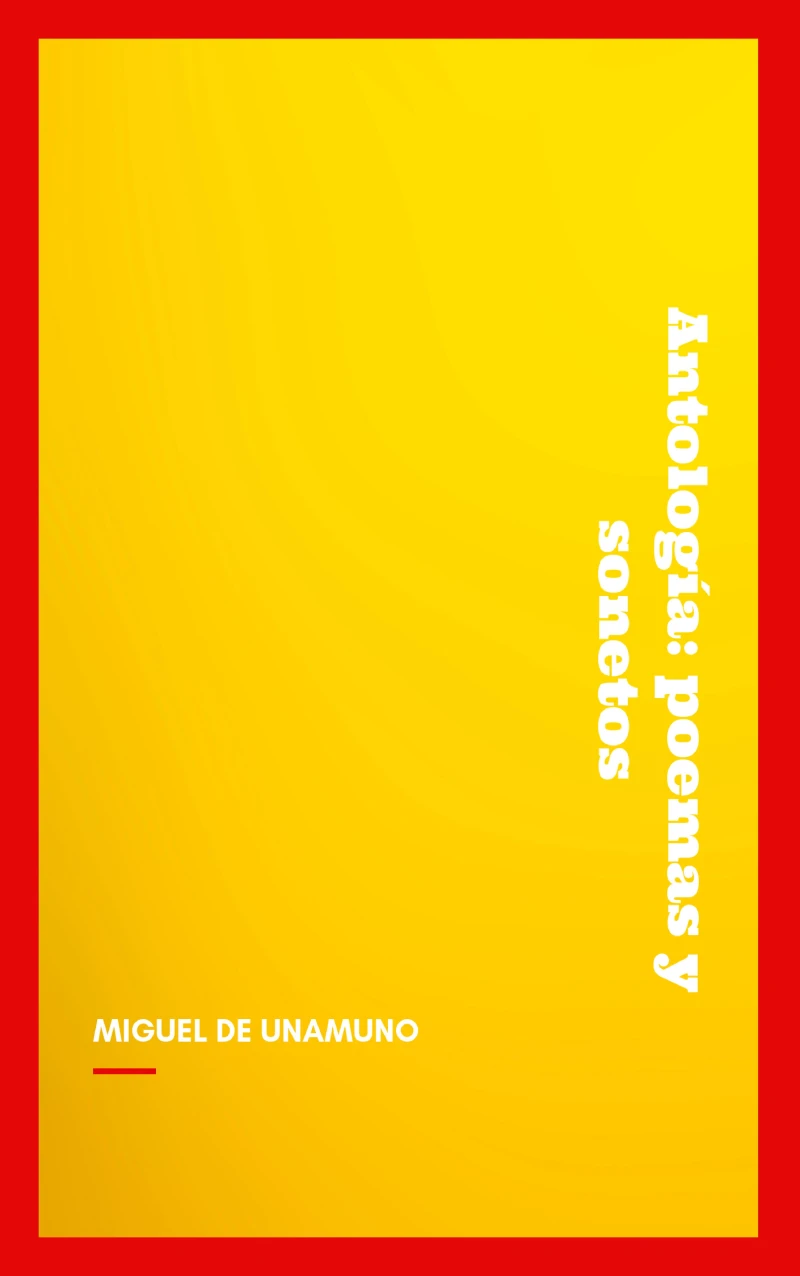 Portada: Antología: poemas y sonetos