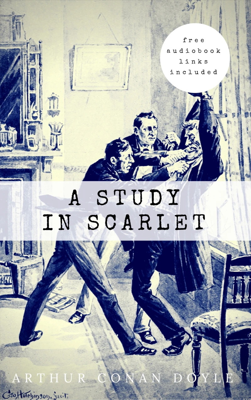 Portada: Arthur Conan Doyle: A Study in Scarlet 