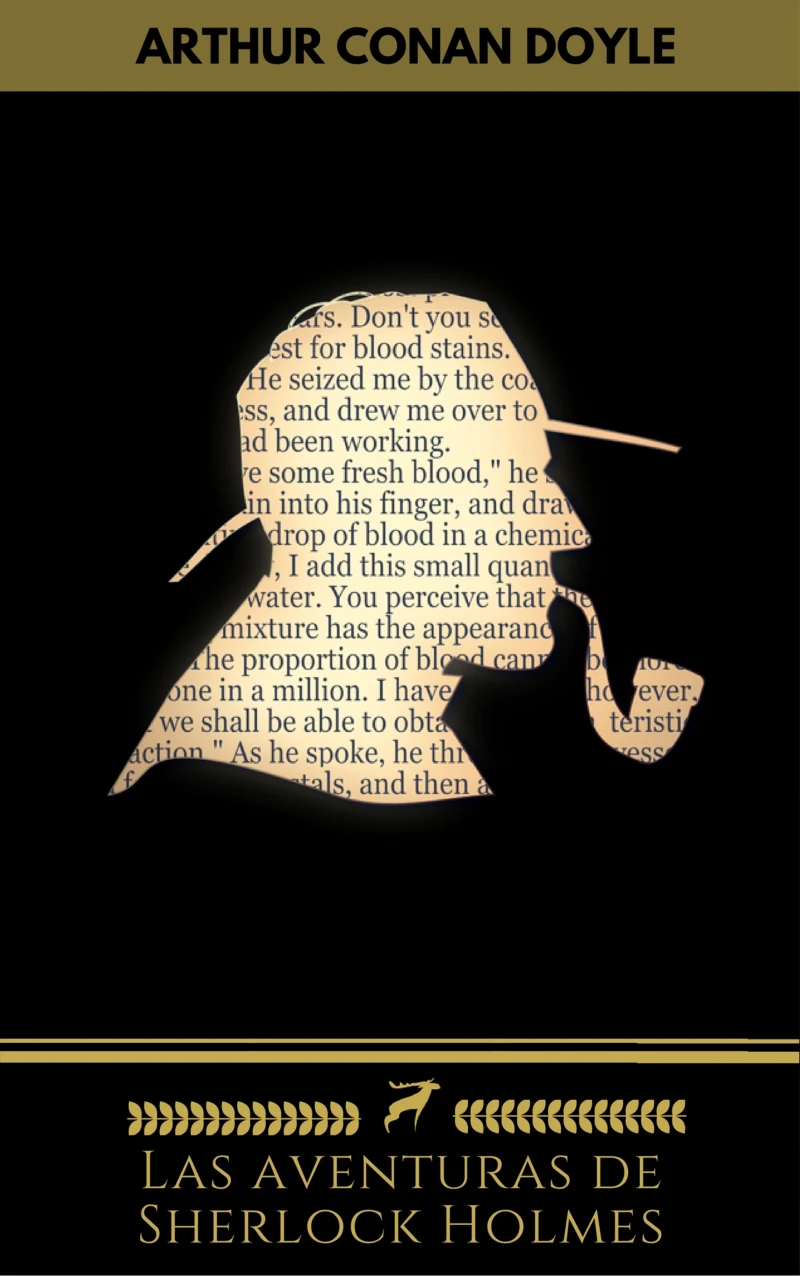 Portada: Las aventuras de Sherlock Holmes (Golden Deer Classics)