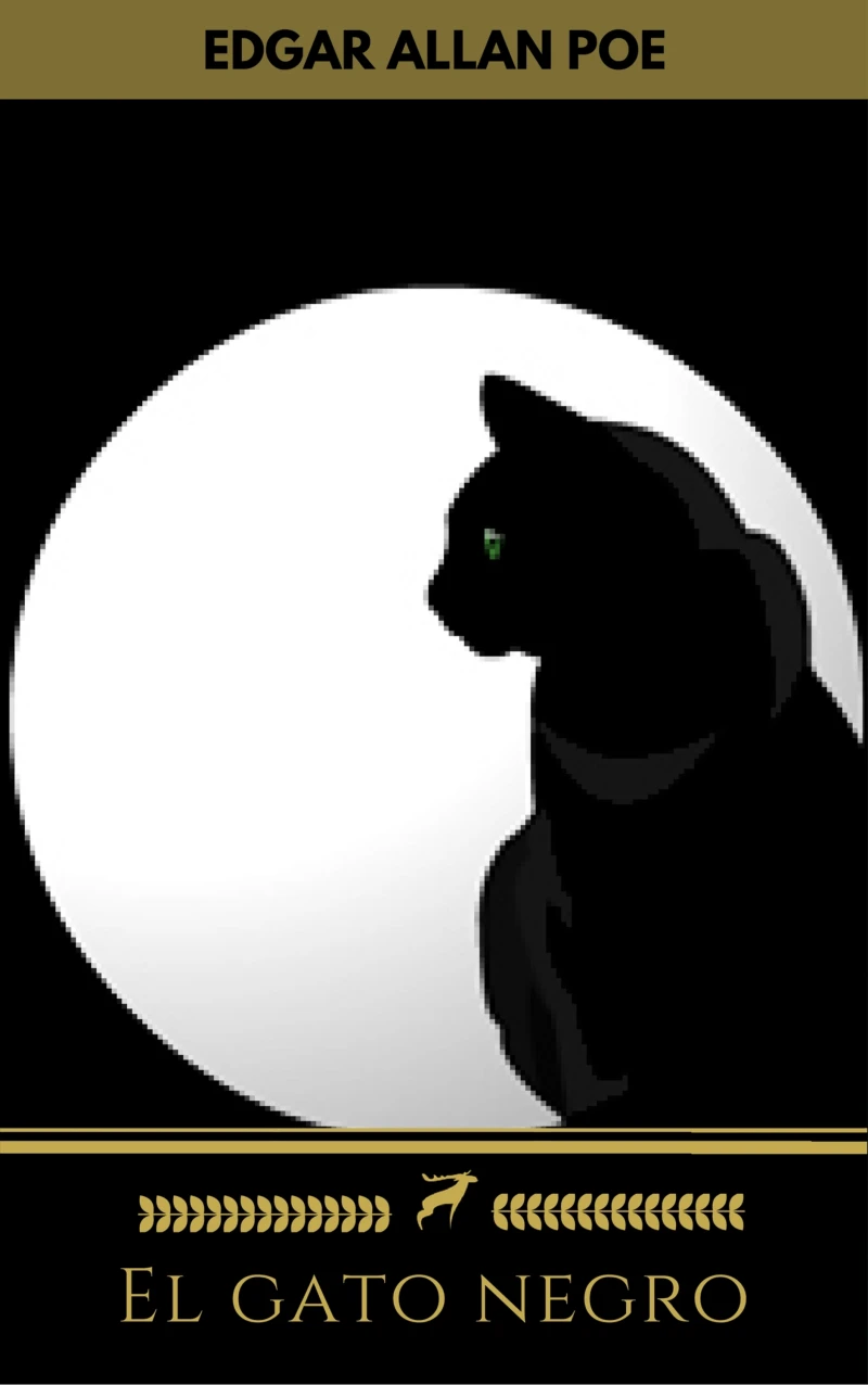 Portada: El gato negro (Golden Deer Classics)