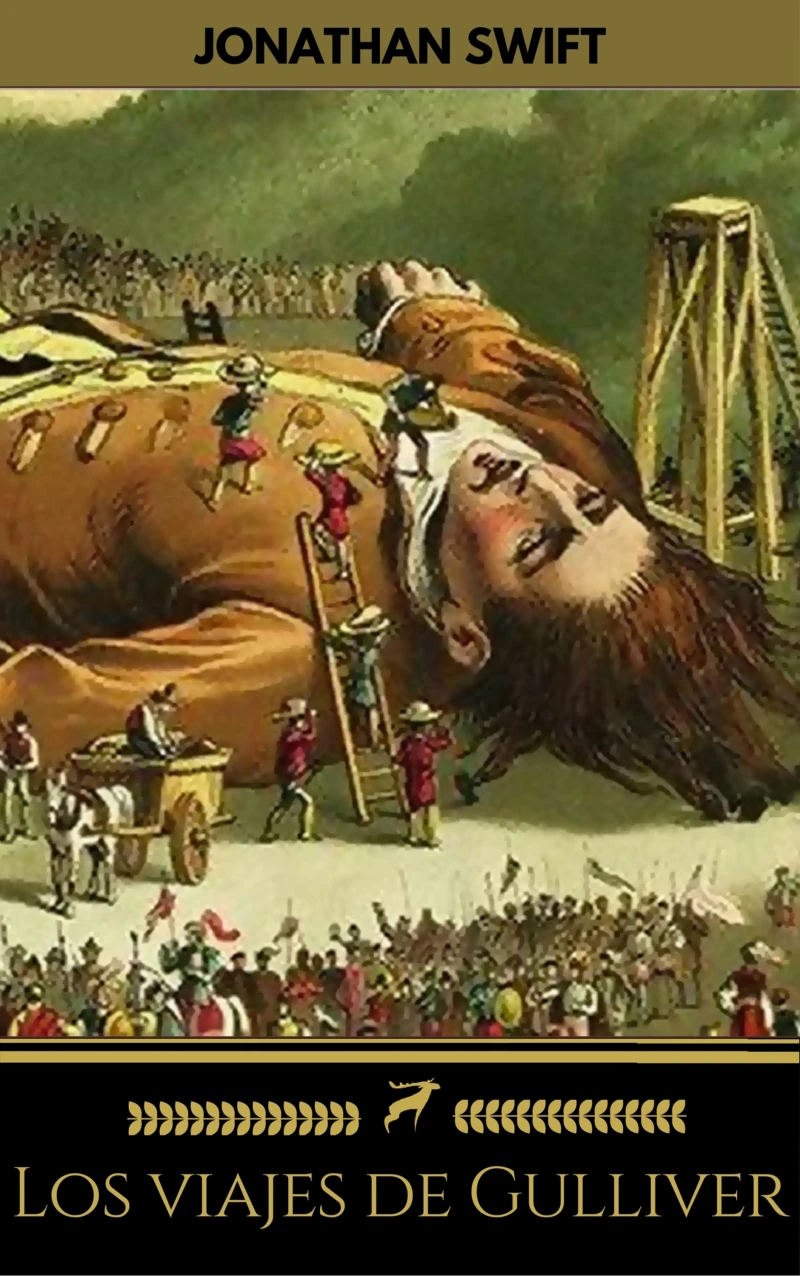 Portada: Los viajes de Gulliver (Golden Deer Classics)