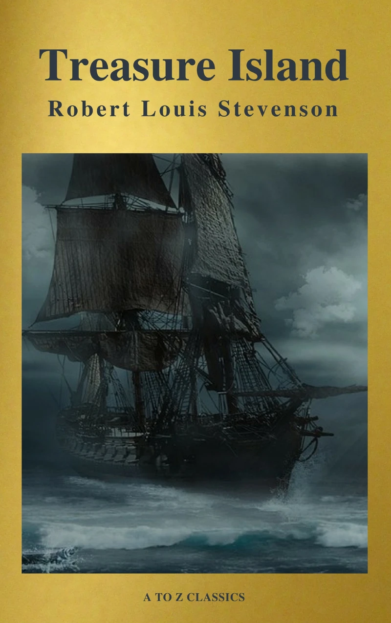 Portada: Treasure Island ( Active TOC, Free Audiobook) (A to Z Classics)