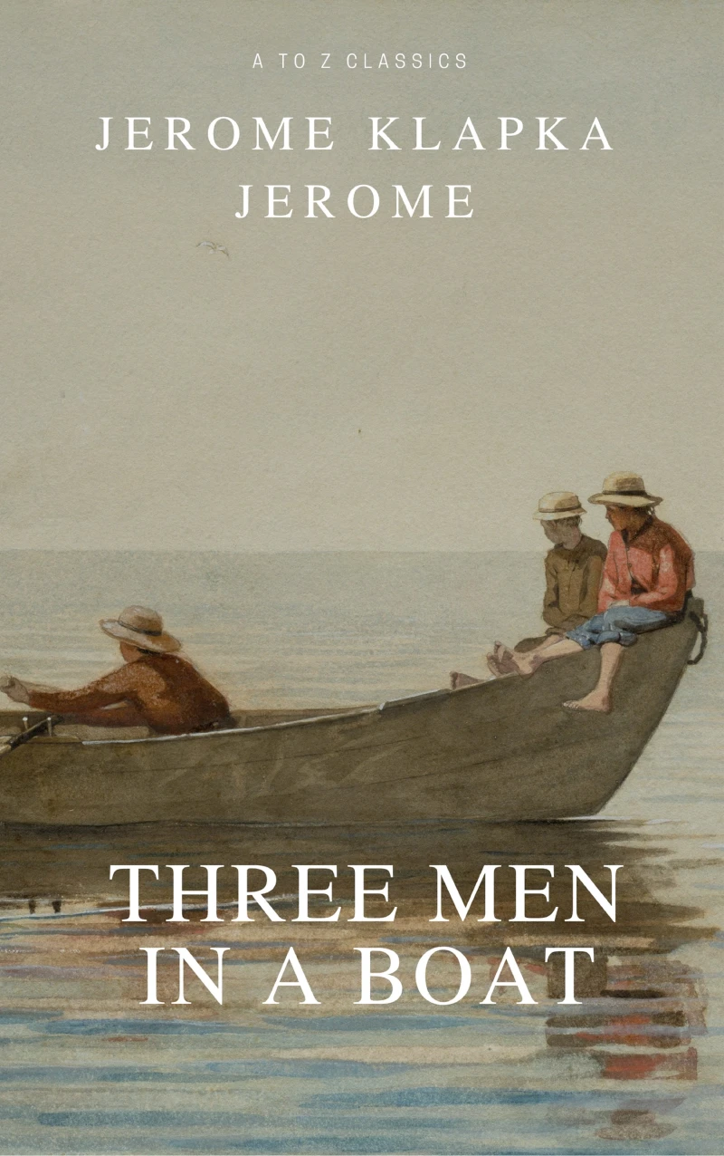 Portada: Three Men in a Boat (Active TOC, Free Audiobook) (A to Z Classics)