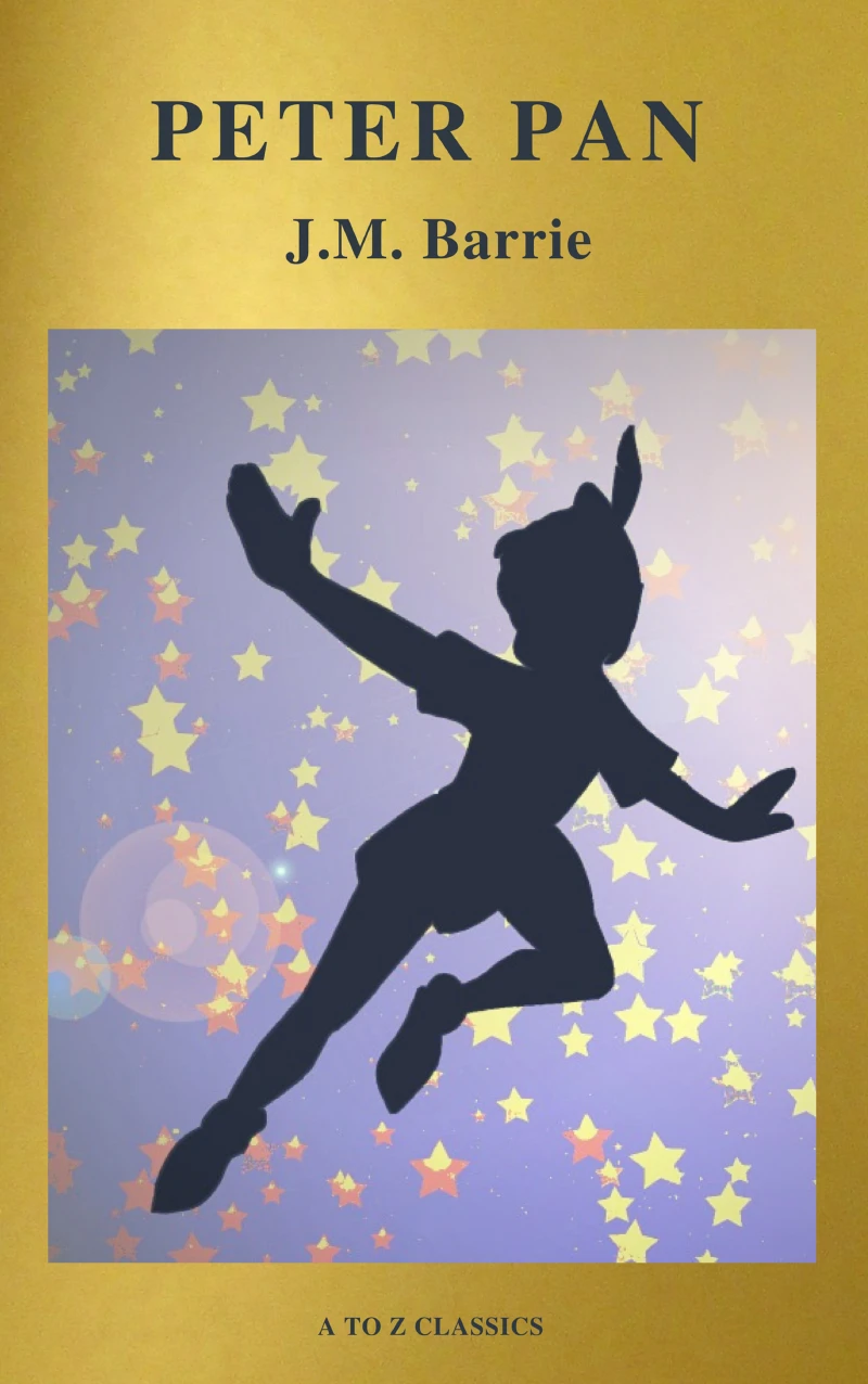 Portada: Peter Pan (Peter and Wendy) ( Active TOC, Free Audiobook) (A to Z Classics)