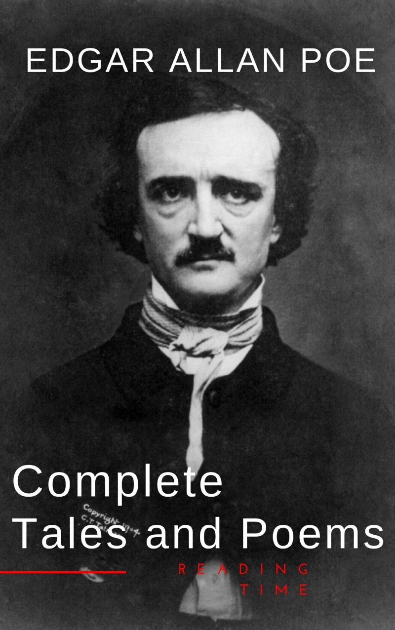 Portada: Edgar Allan Poe: Complete Tales and Poems: The Black Cat, The Fall of the House of Usher, The Raven, The Masque of the Red Death...