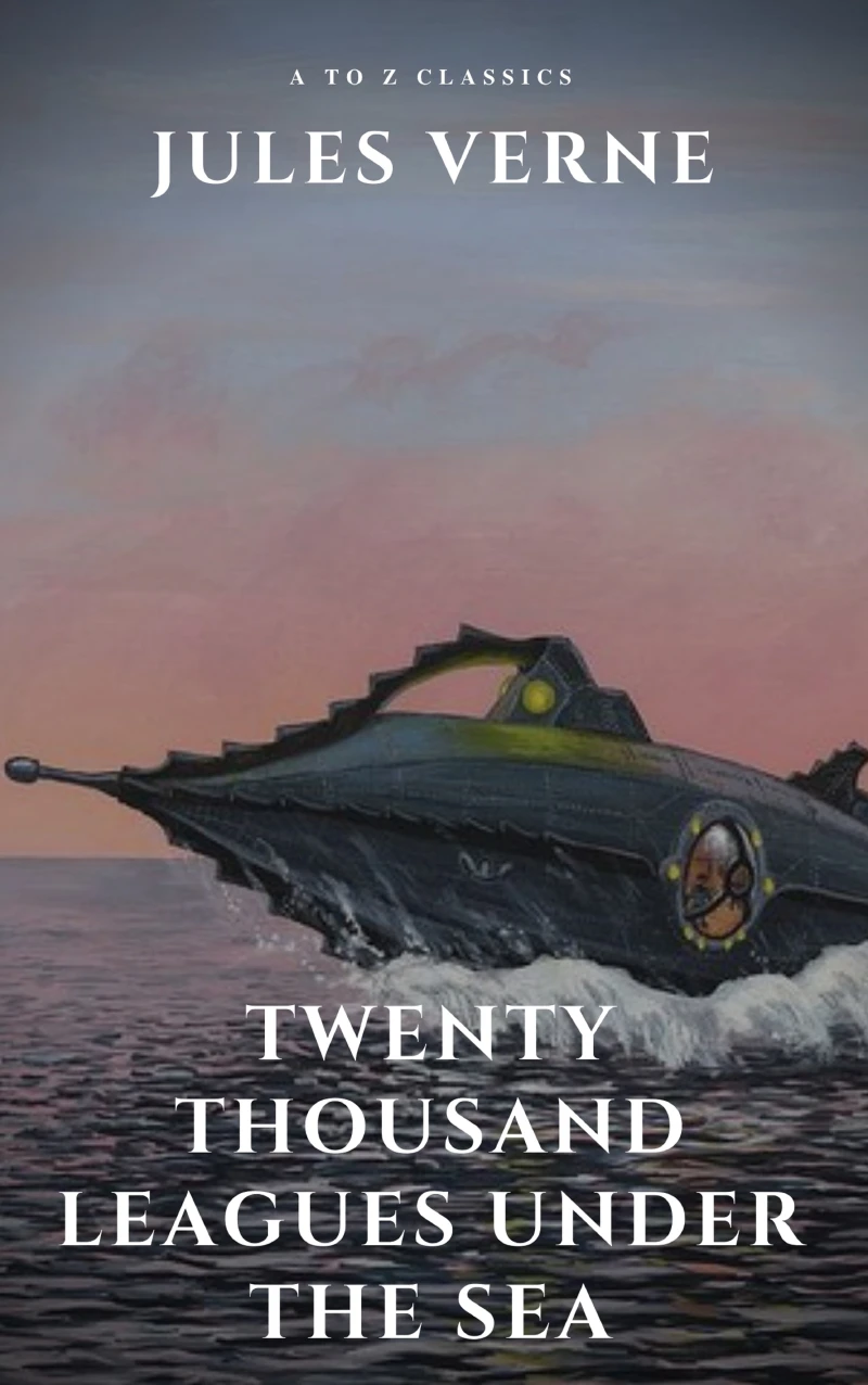 Portada: Twenty Thousand Leagues Under the Sea ( illustrated, annotated and Free AudioBook)