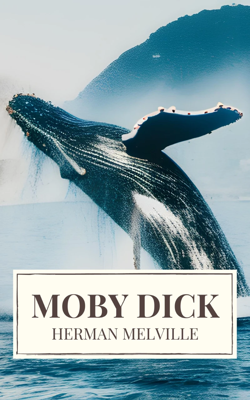Portada: Moby Dick: A Timeless Odyssey of Obsession, Adventure, and the Unrelenting Sea
