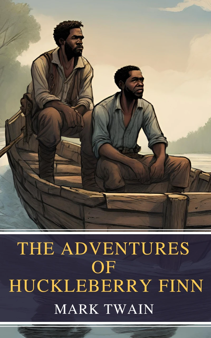 Portada: The Adventures of Huckleberry Finn