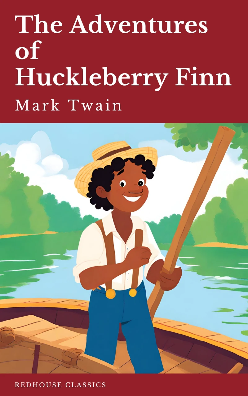 Portada: The Adventures of Huckleberry Finn
