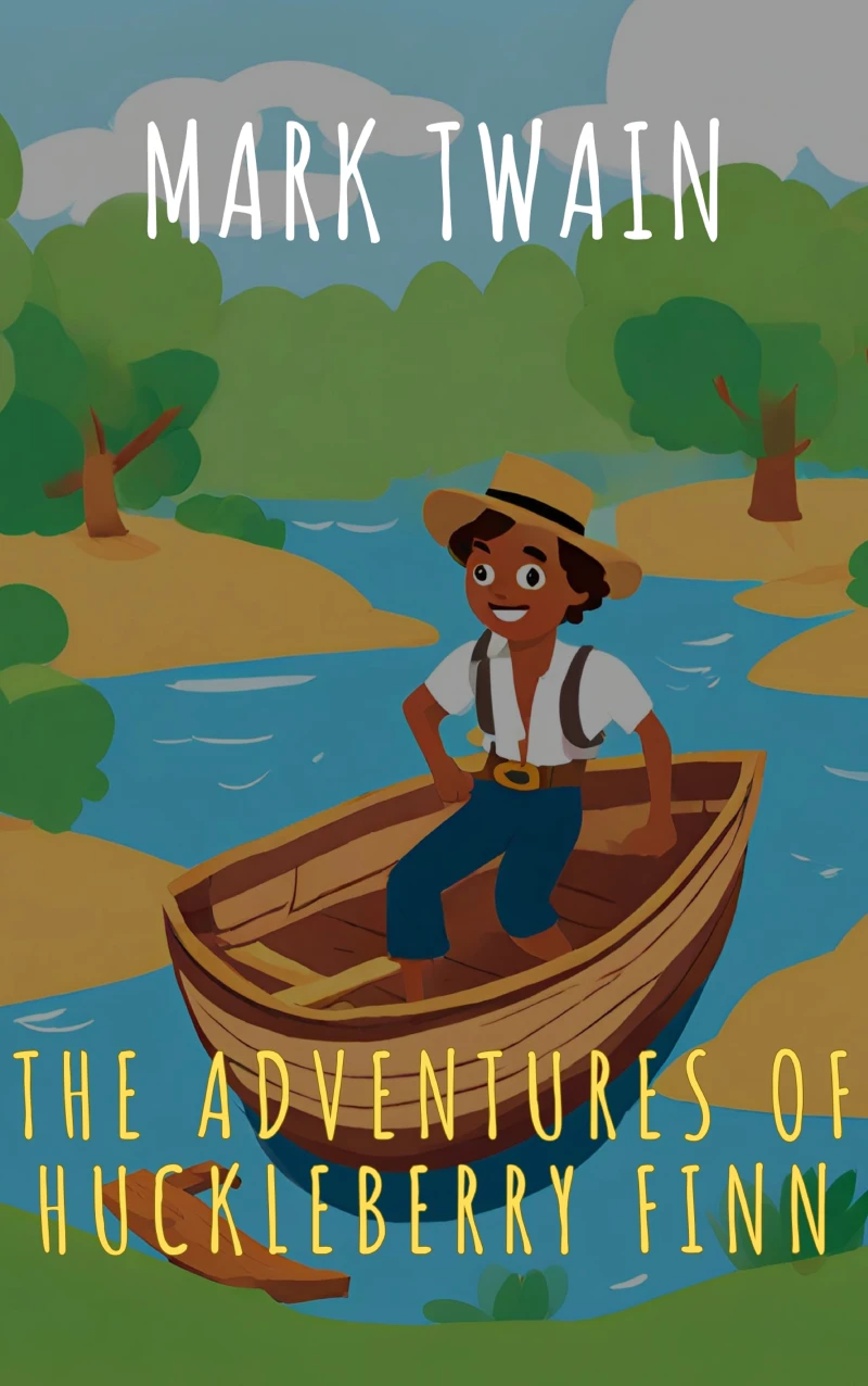 Portada: The Adventures of Huckleberry Finn