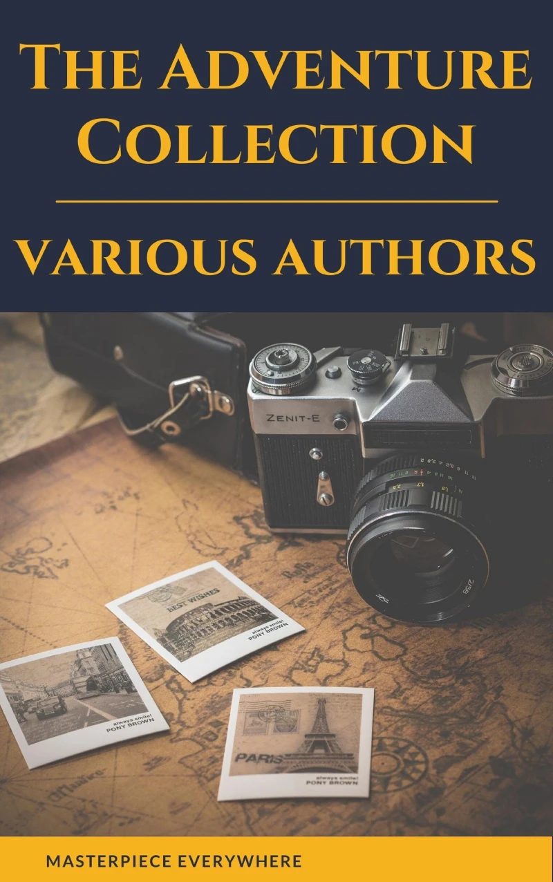 Portada: The Adventure Collection: Treasure Island, The Jungle Book, Gulliver's Travels, White Fang, The Merry Adventures of Robin Hood (A to Z Classics)