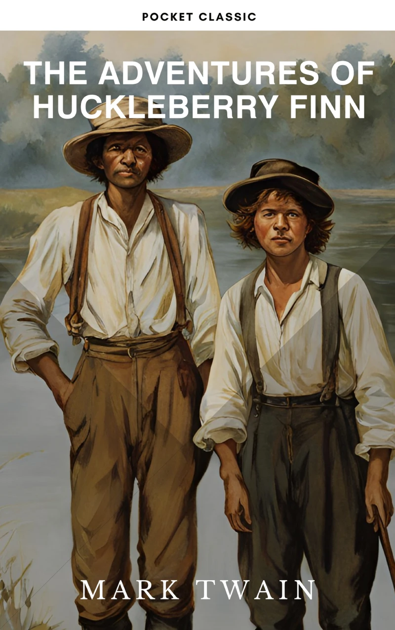Portada: The Adventures of Huckleberry Finn