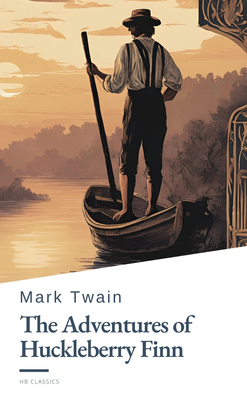 Portada: The Adventures of Huckleberry Finn