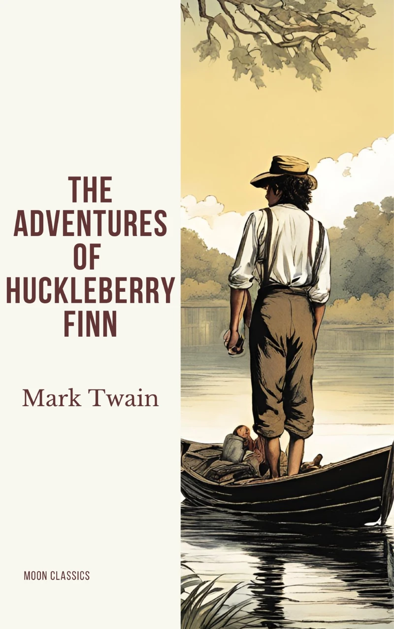 Portada: The Adventures of Huckleberry Finn