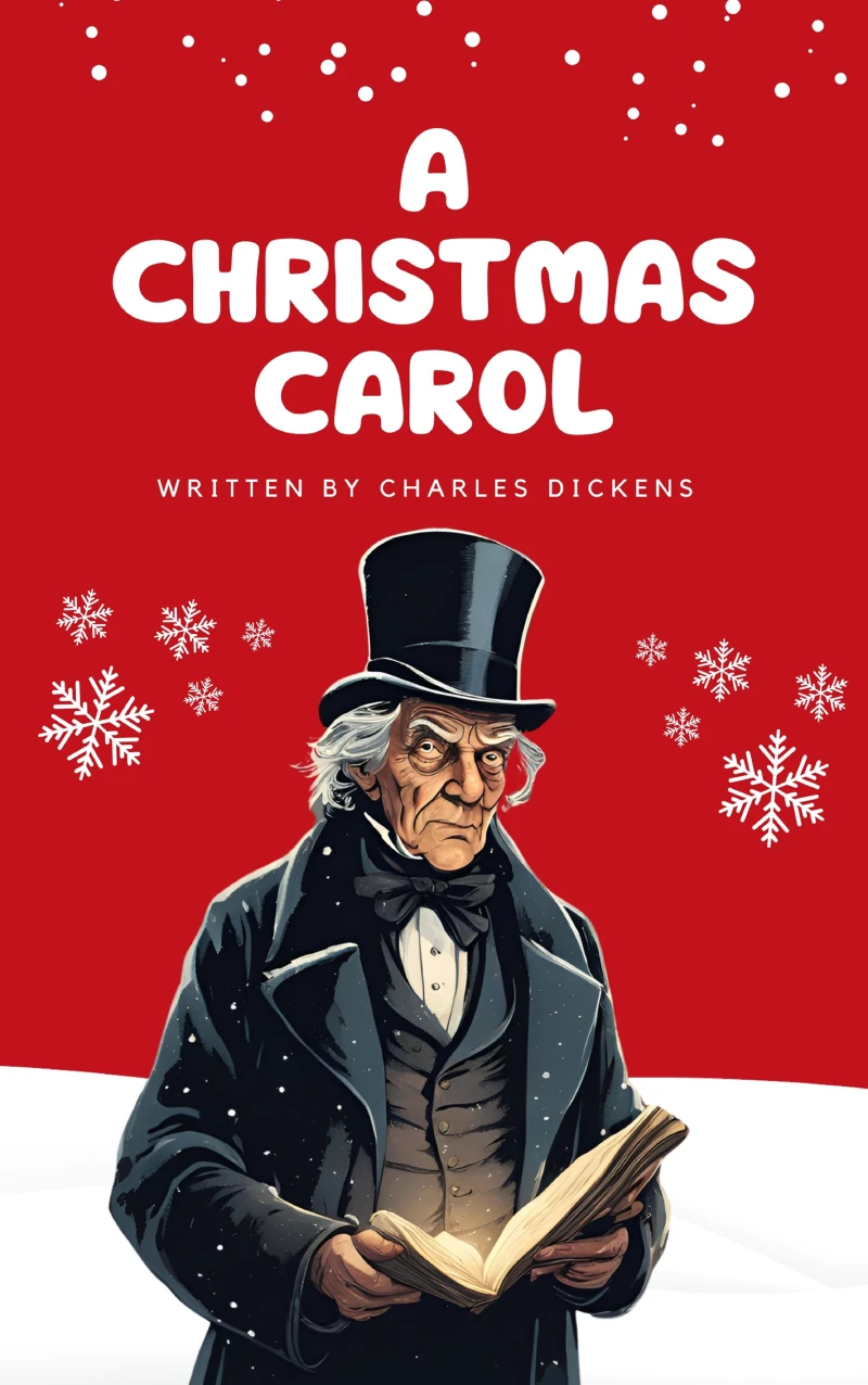 Portada: A Christmas Carol: Charles Dickens' Timeless Tale of Redemption and Joy (Kindle Edition)