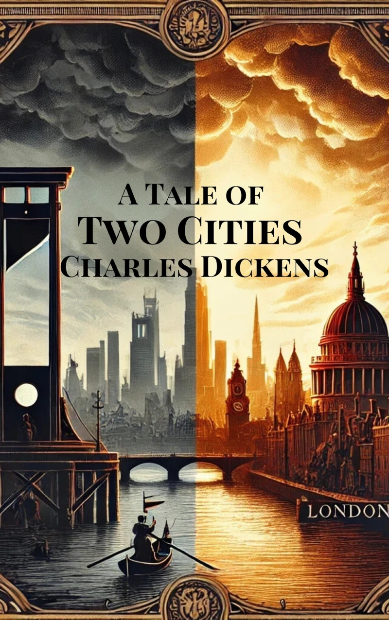 Portada: A Tale of Two Cities by Charles Dickens