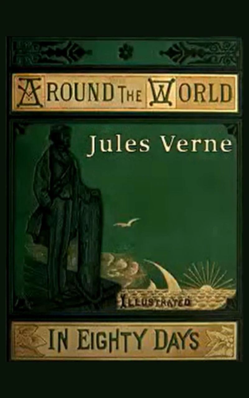 Portada: Around the World in Eighty Days
