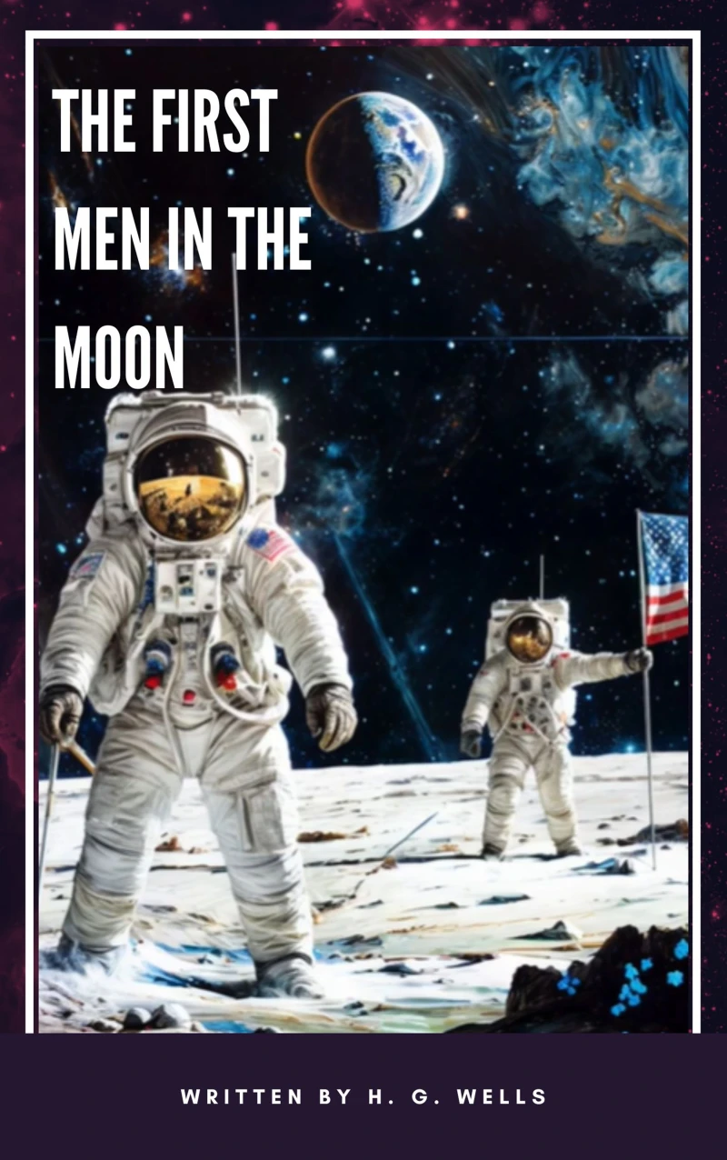 Portada: The First Men in the Moon