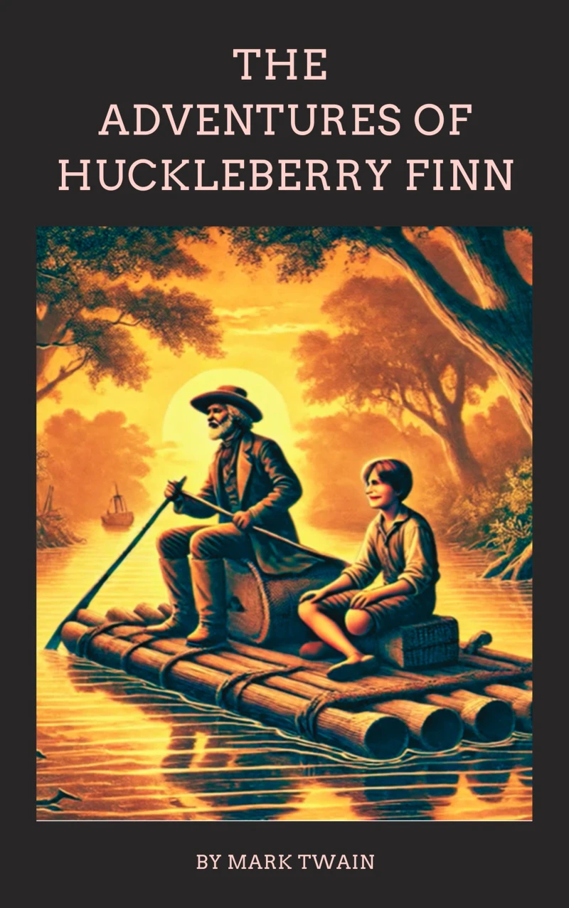 Portada: The Adventures of Huckleberry Finn