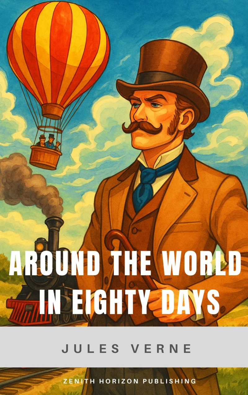 Portada: Around the World in Eighty Days