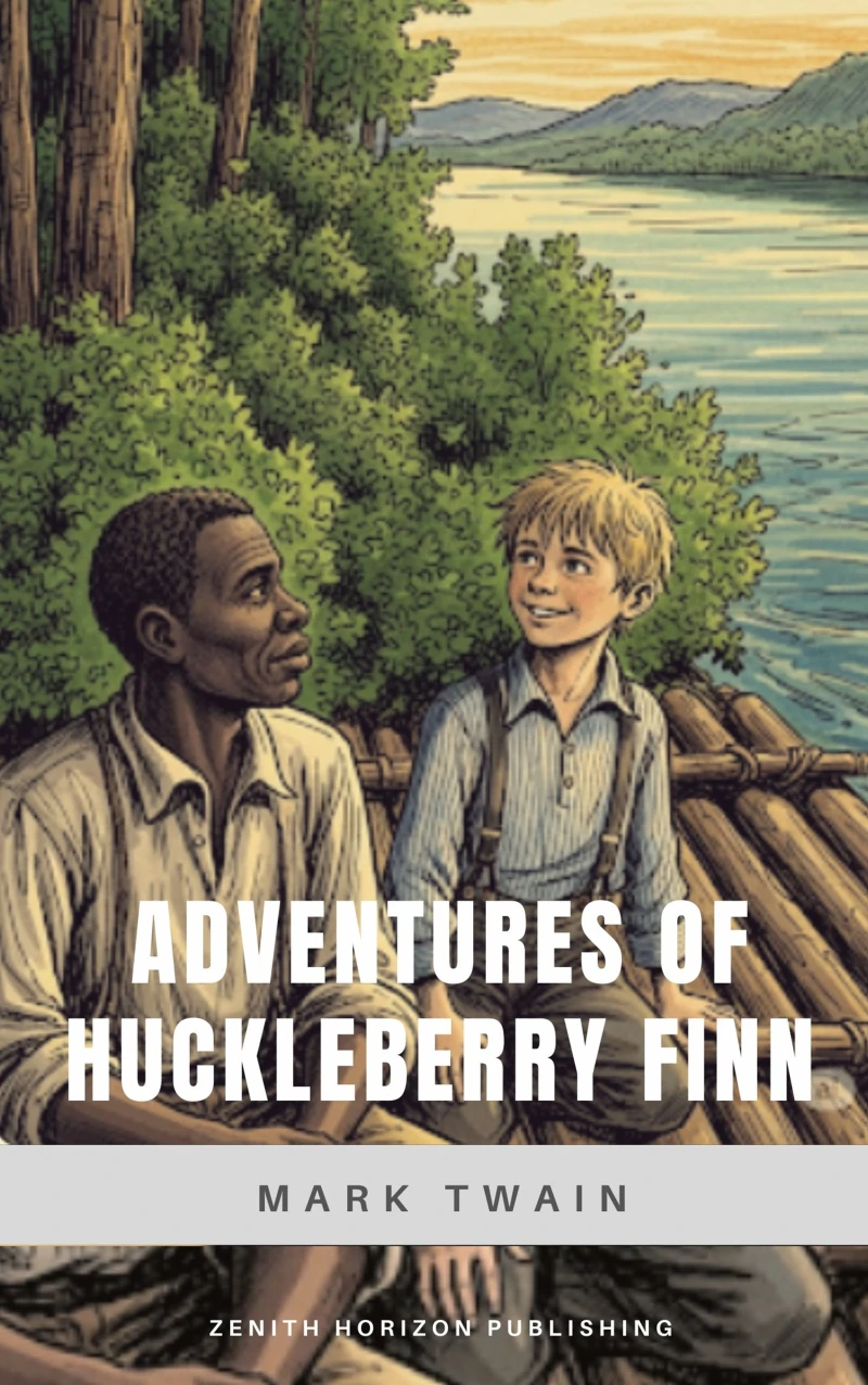 Portada: Adventures of Huckleberry Finn