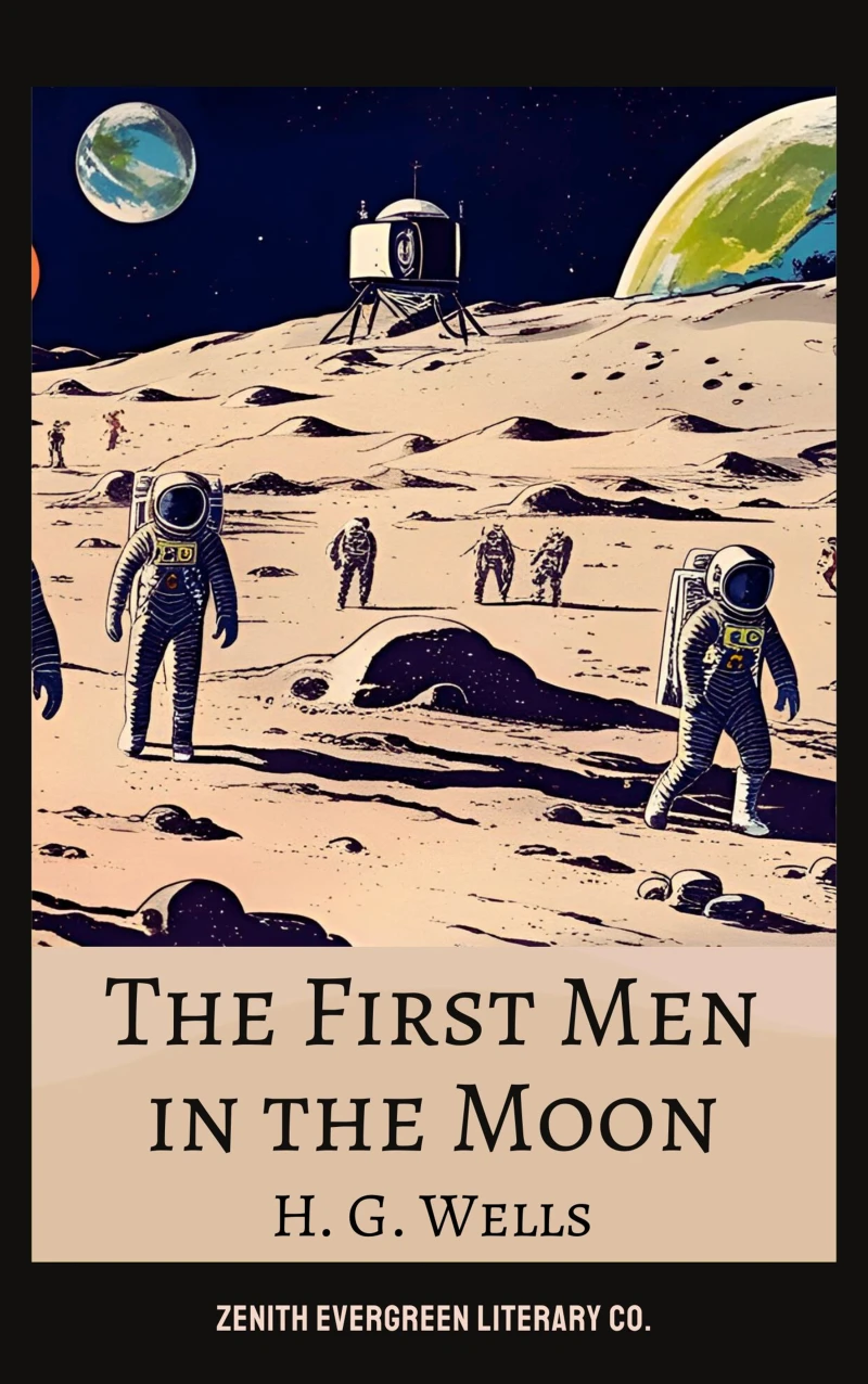Portada: The First Men in the Moon