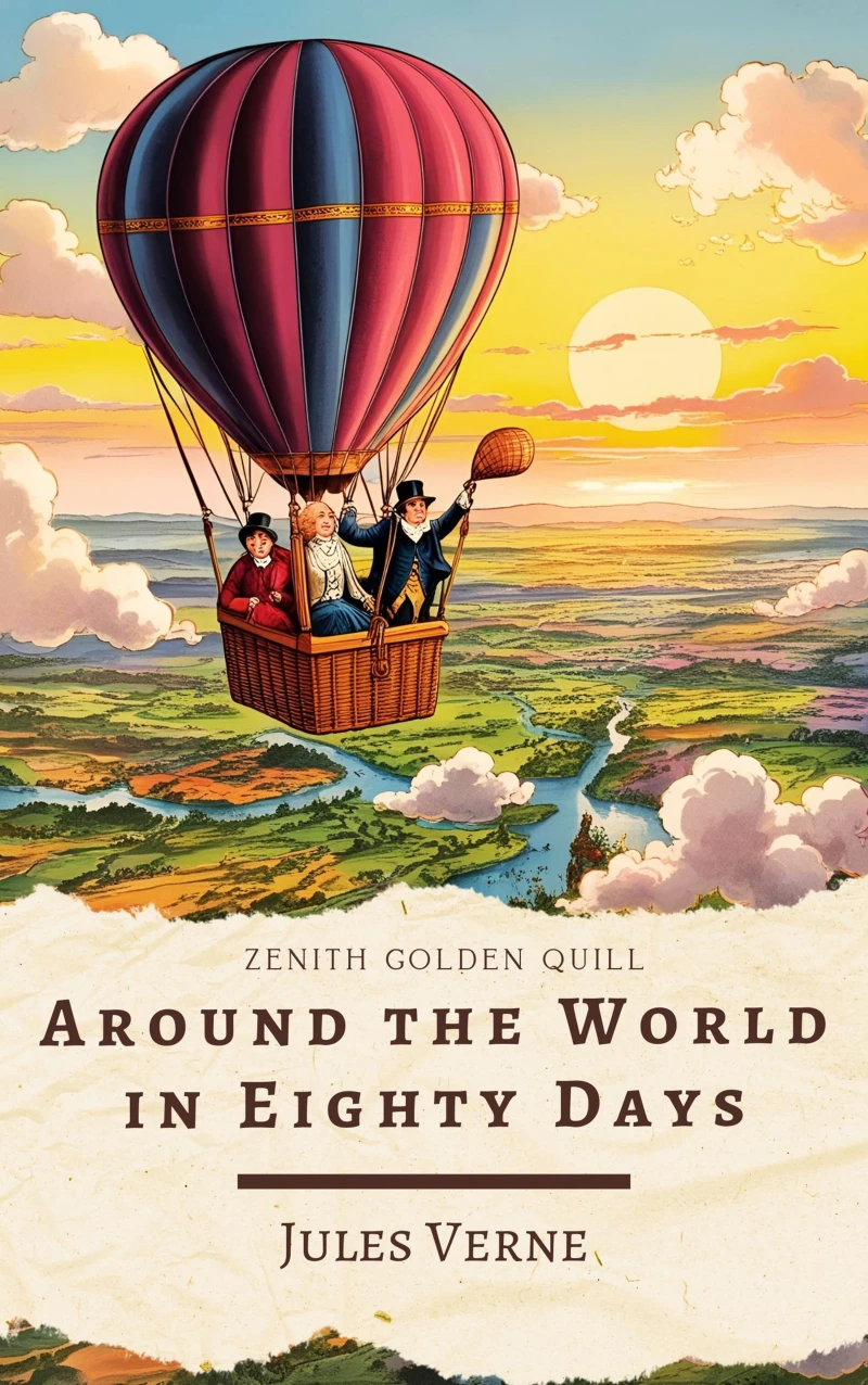 Portada: Around the World in Eighty Days