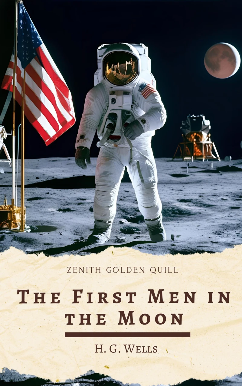 Portada: The First Men in the Moon